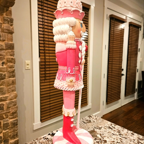 22" Regal Candy Land Nutcracker in Pink - Picture 4 of 5